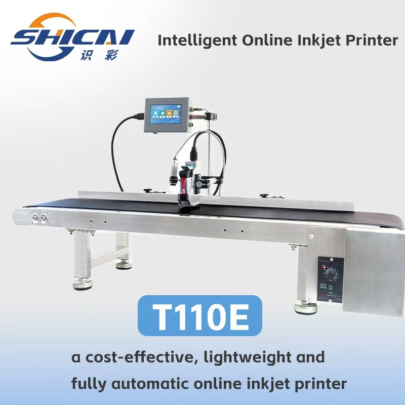 Online Inkjet Printer Single Head Without Belt Conveyor for Carton Date Code