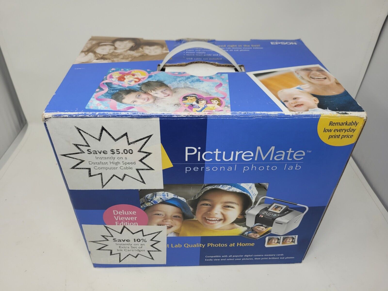 Epson PictureMate Deluxe Open Box Complete 