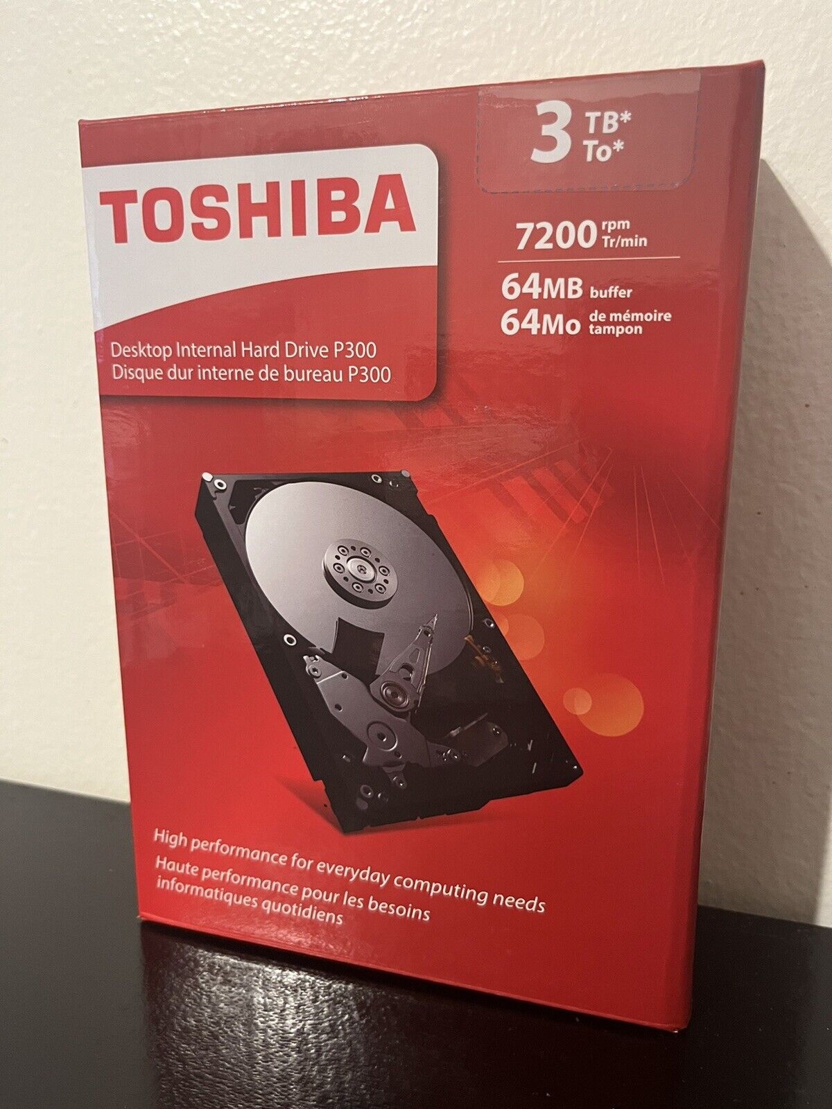 NIB Toshiba P300 3TB Desktop PC Internal 7200 RPM 3.5\