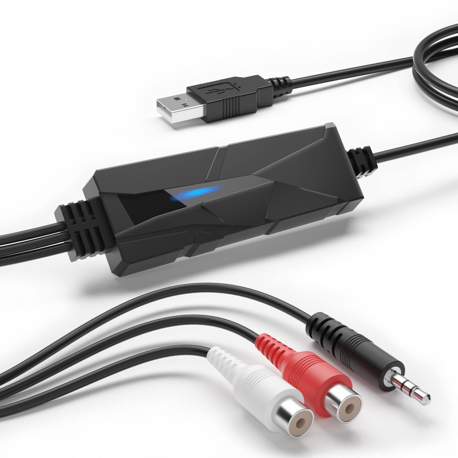 AV202-B USB2.0 Audio Capture/Grabber Card Device - Analog Cassette to Digital...