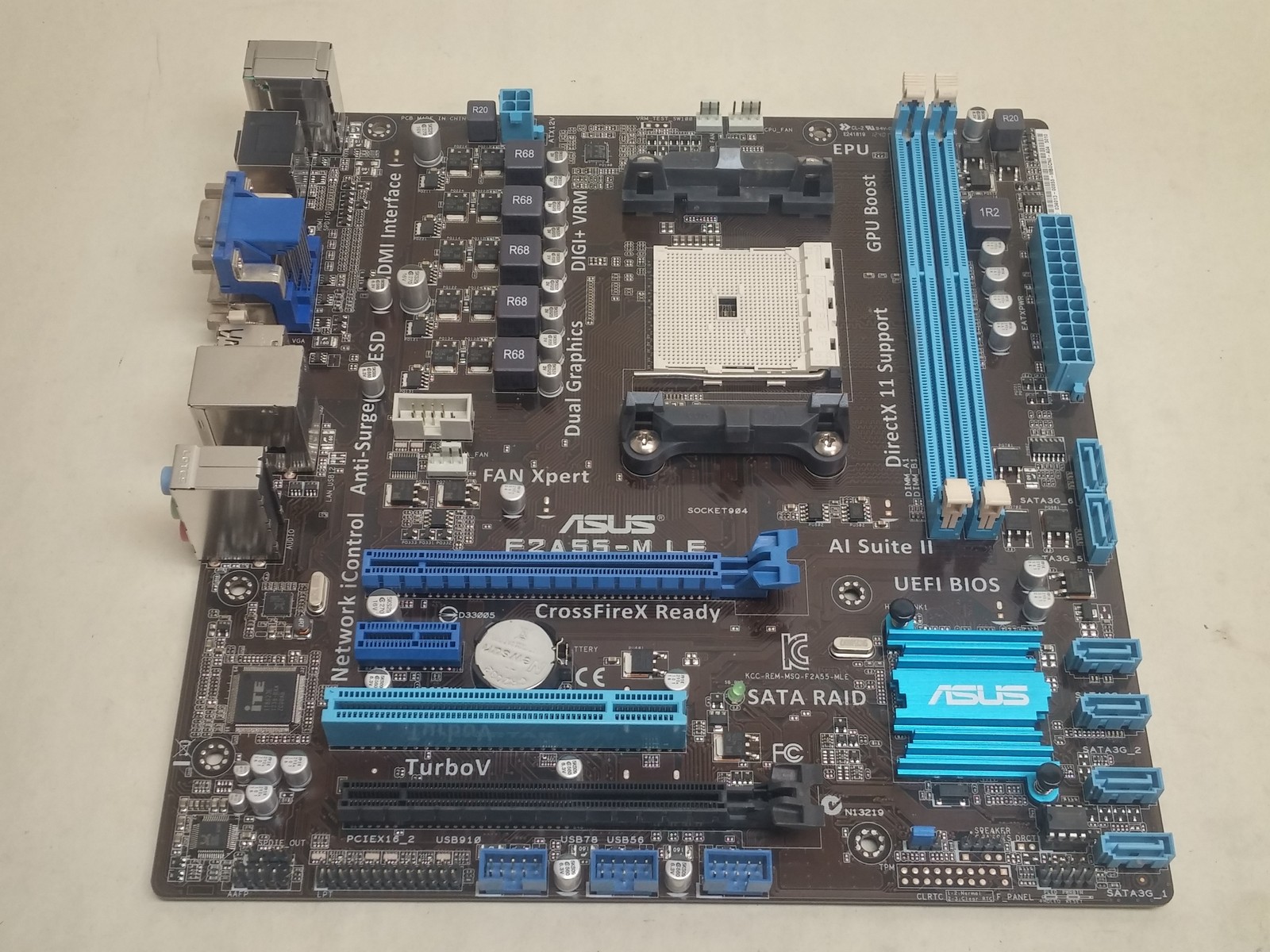 Asus F2A55-M LE AMD Socket FM2 DDR3 SDRAM Desktop Motherboard