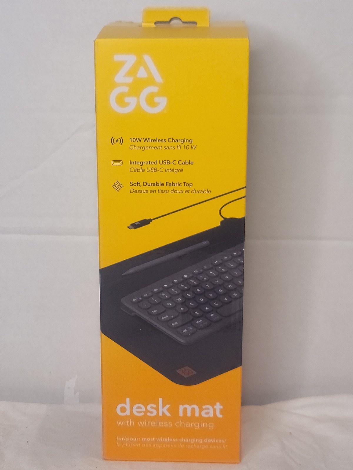 ZAGG Desk Mat With 10W Wireless Charging - NEW SEALED