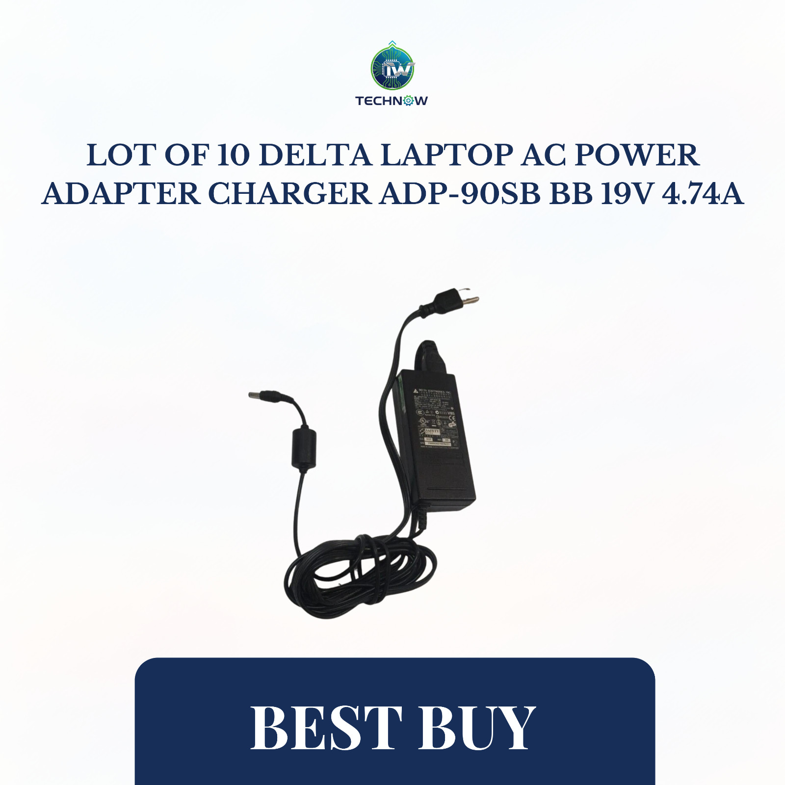 Lot of 10 Delta Laptop AC Power Adapter Charger ADP-90SB BB 19V 4.74A
