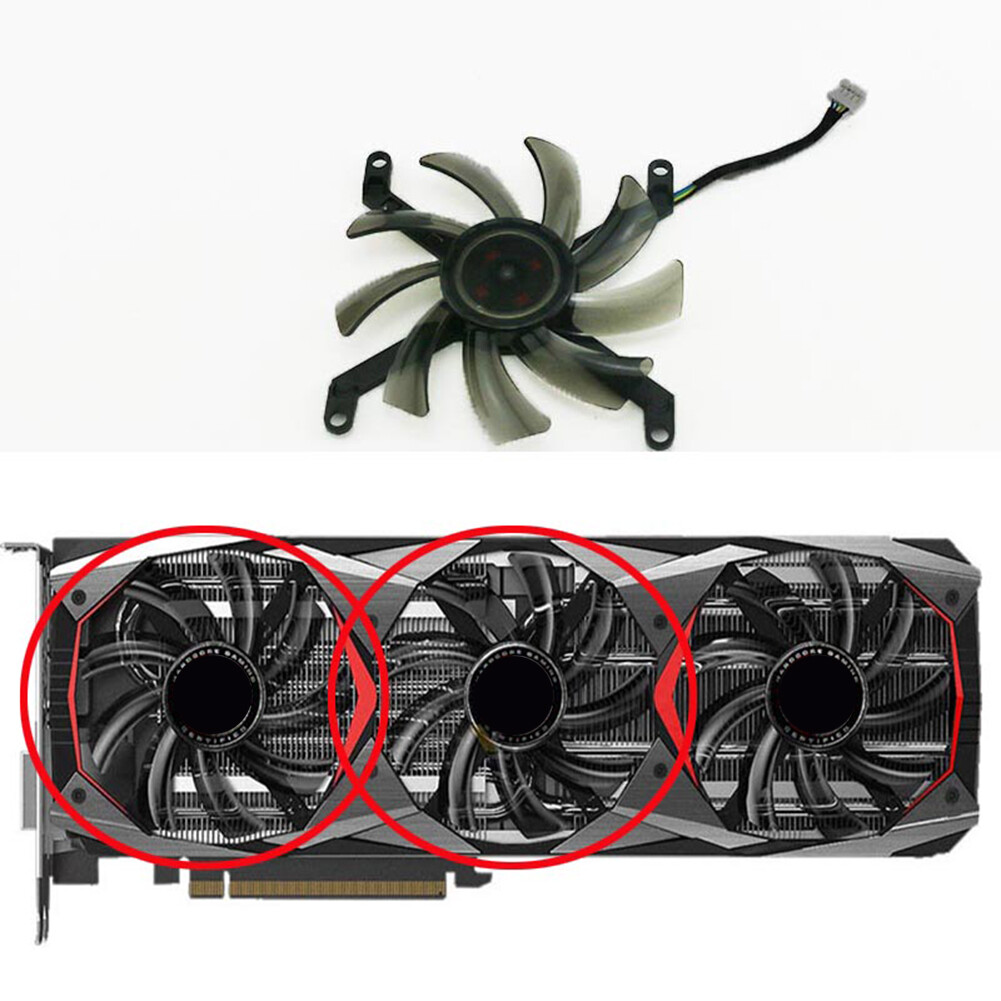 T129215SU For Leadtek PNY LEADTEK ManLI GTX1080ti Graphics Card Cooling fan
