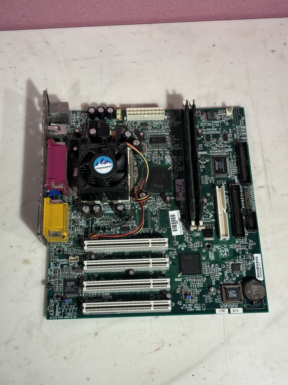 Untested Compaq Presario 5000 UWAVE uATX motherboard CPU & 256MB RAM