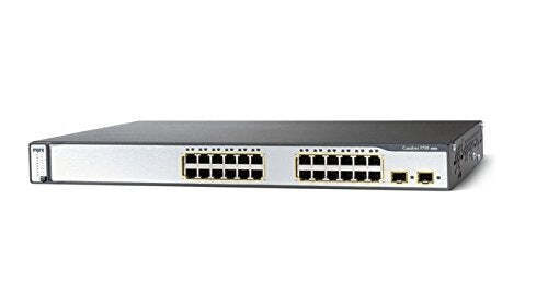 Cisco WS-C3750-24PS-S Catalyst 24 Ethernet 10/100 Ports with IEEE 802.3af and Ci
