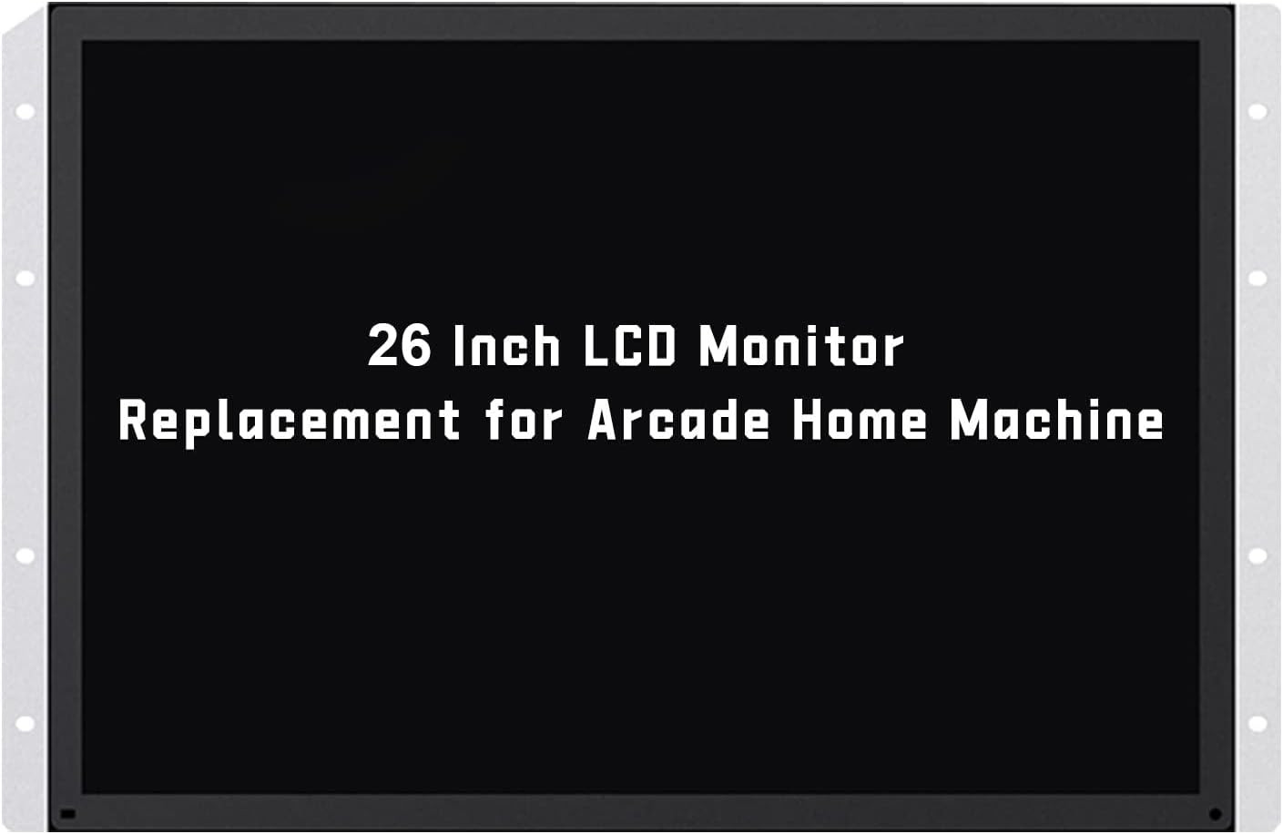 26 Inch Arcade Gaming Monitor 4 3 LCD HDMI VGA CGA EGA Replacement Screen