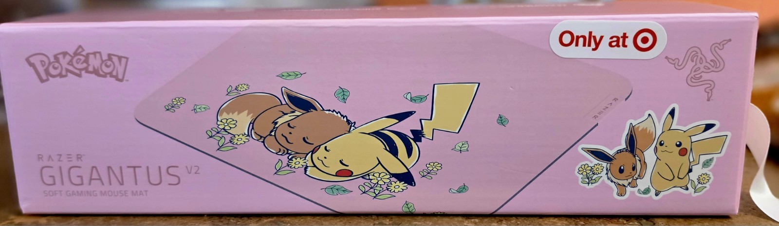 NEW Pokemon x Razer Gigantus V2 Mousepad Gaming Pikachu Eevee Edition 2026
