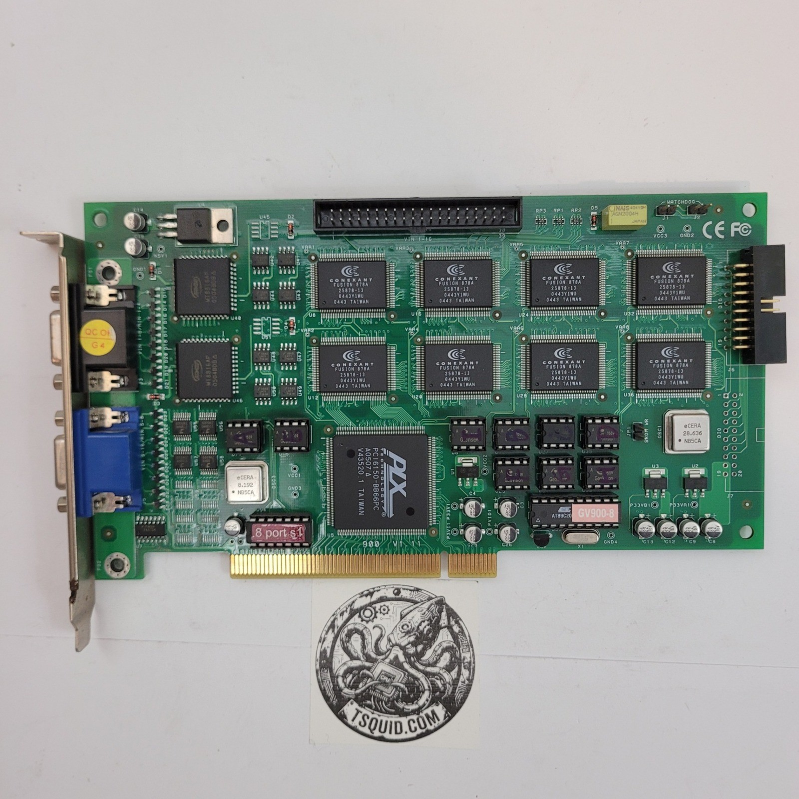 Geovision GV900-8 Video Capture Card PCI 8-Port Conexant Fusion 878A DVR Securit