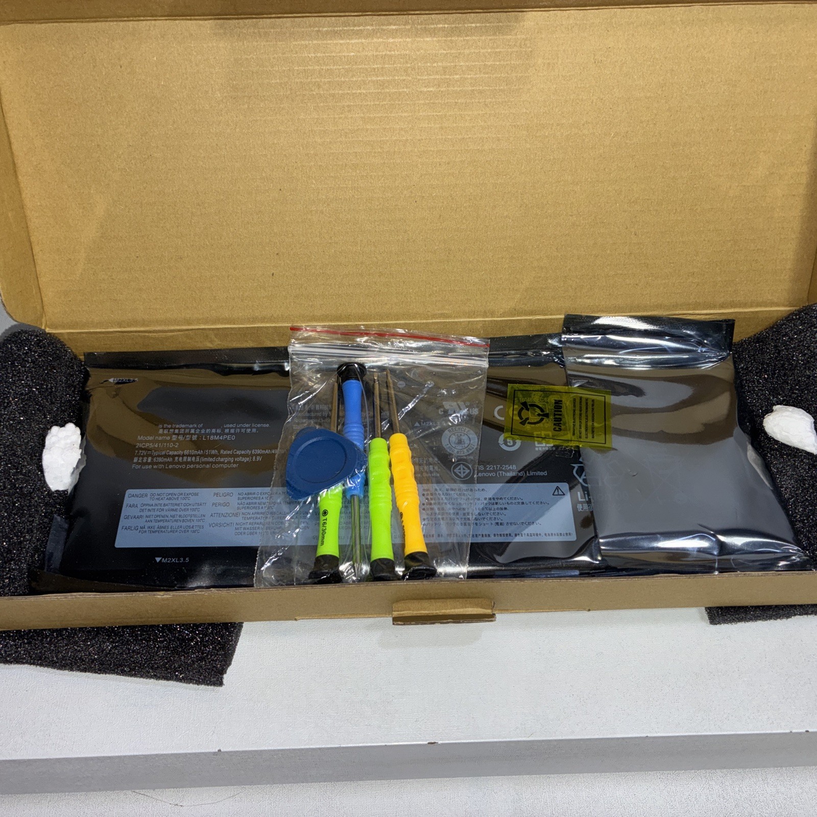 New L18M4PE0 Laptop Battery Replacement, Compatible Lenovo, See Photos