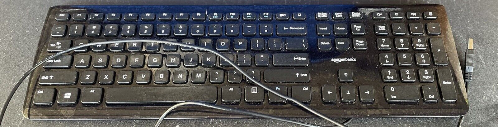 Amazon Basics  Wireless Keyboard  Have Cords No Mouse Lot Of 3