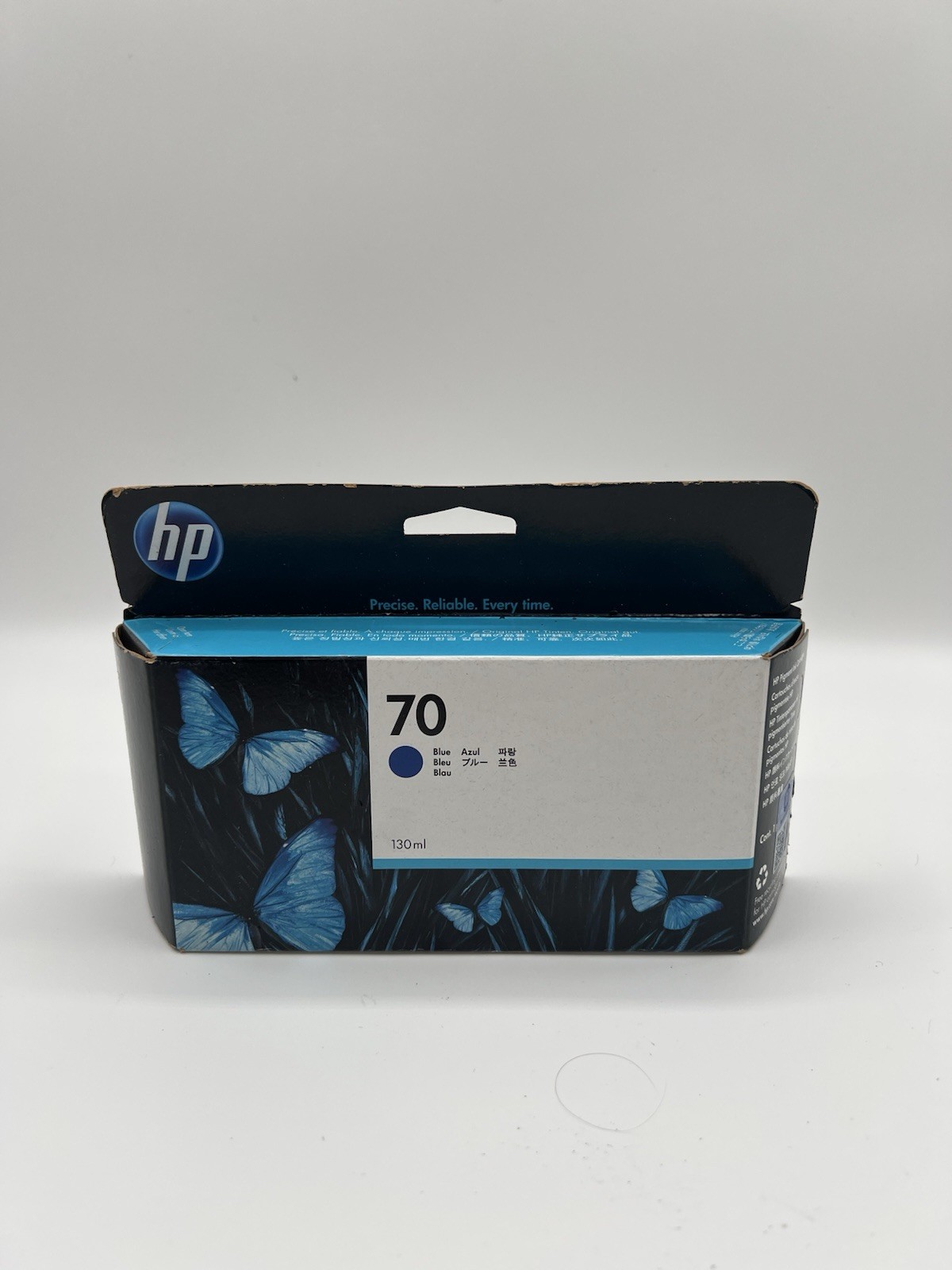 HP 70 Blue DesignJet Ink 130ml C9458A TONER Genuine OEM BRAND NEW SEALED