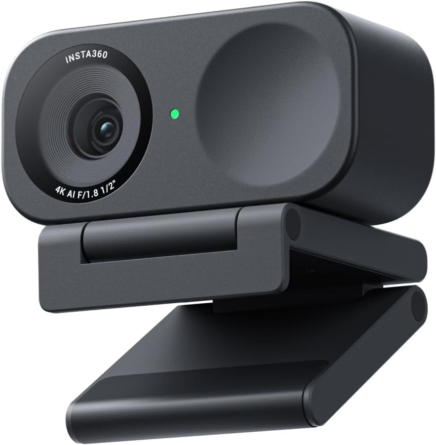Insta360 Link 2C 4K AI Webcam for Conferencing, Gaming & Streaming, 1/2" Sensor