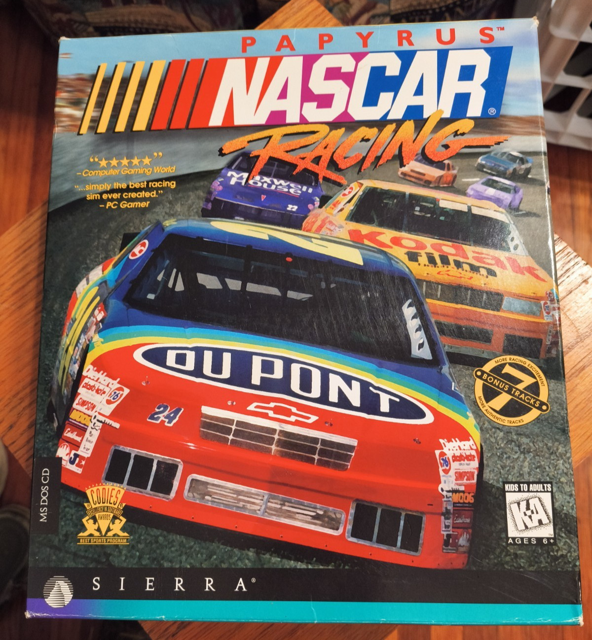 New 1996 Papyrus NASCAR Racing Sierra PC Game PRE OWNED
