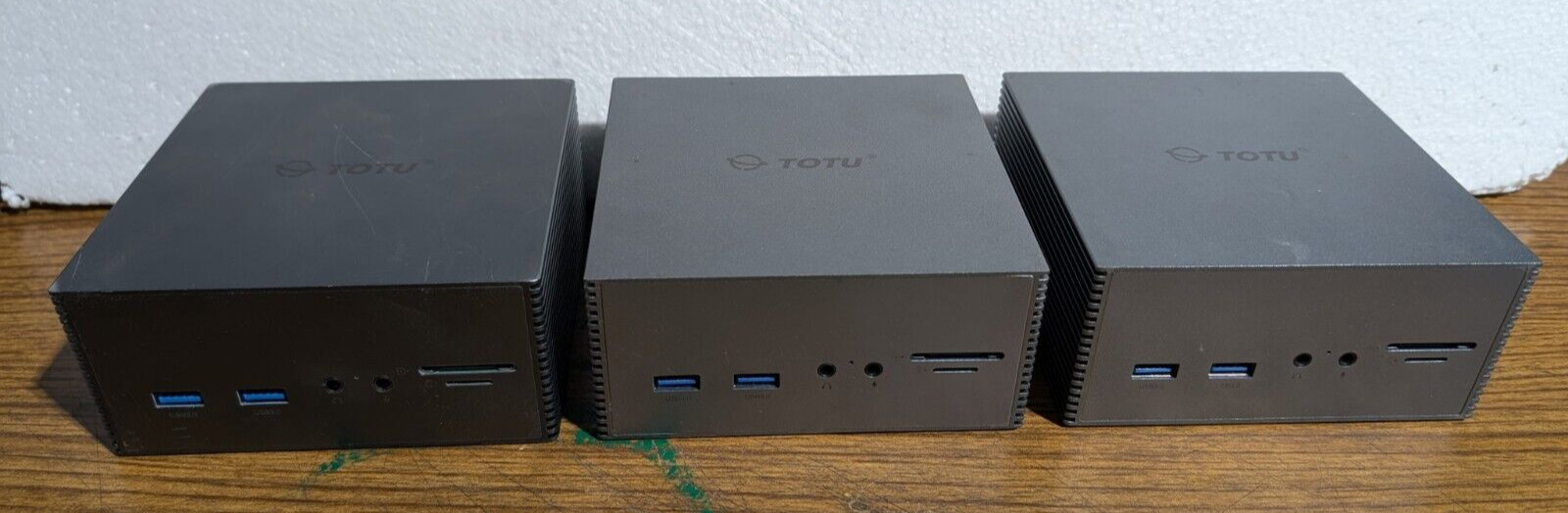 Bulk Lot 3x - TOTU USB-C Triple Display Docking Station TT-DC001A #R93