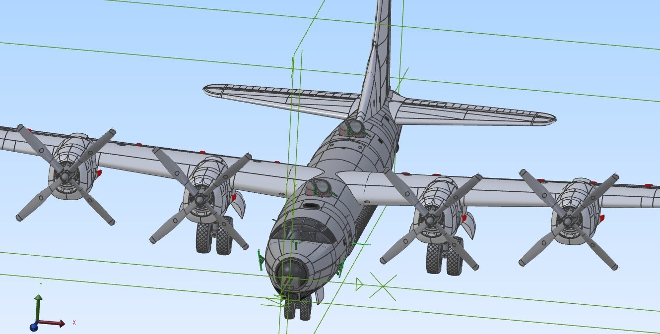 1/72 Consolidated B-32 Dominator 3D data set PRE-ORDER