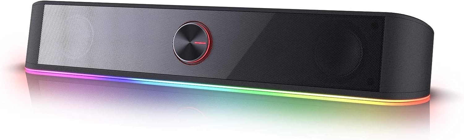 Redragon GS560 RGB Desktop Soundbar, 2.0 Channel Computer Speaker