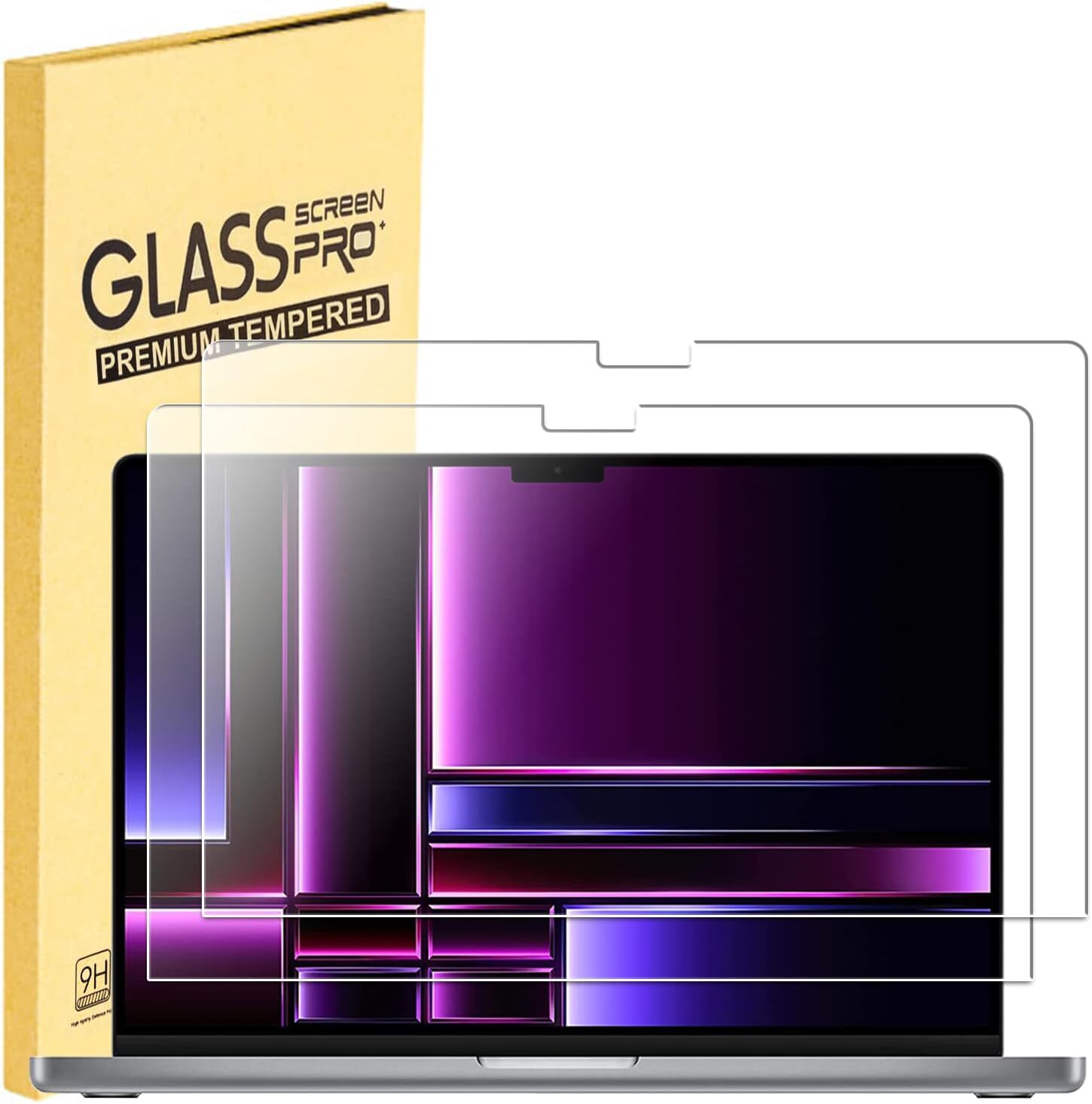 For MacBook Air 15 inch (2026-2023) Tempered Glass Screen Saver Protector Cover