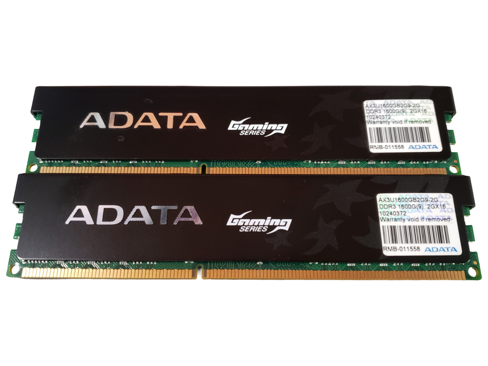 (2 Piece) Adata Gaming AX3U1600GB2G9-2G DDR3-1600 4GB (2x2GB) Memory