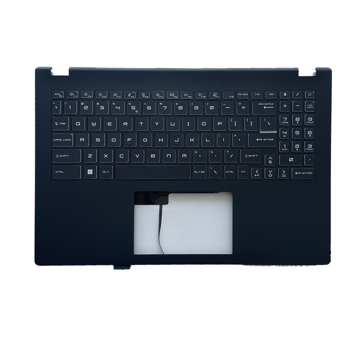 For MSI Modern 15 MS-15H1 MS-15H2 15.6in Palmrest Cover With Backlit Keyboard