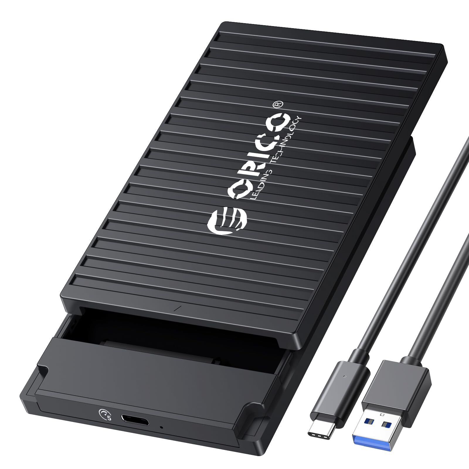 ORICO External Hard Drive Enclosure USB C 3.1 to SATA for 2.5/3.5'' SSD HDD UASP