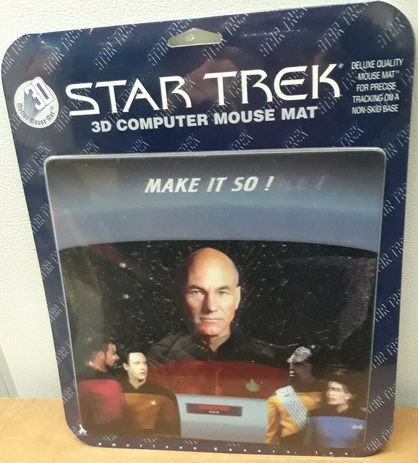 Star Trek 3D Computer Mouse Mat The Next Generation Captain Picard Borg