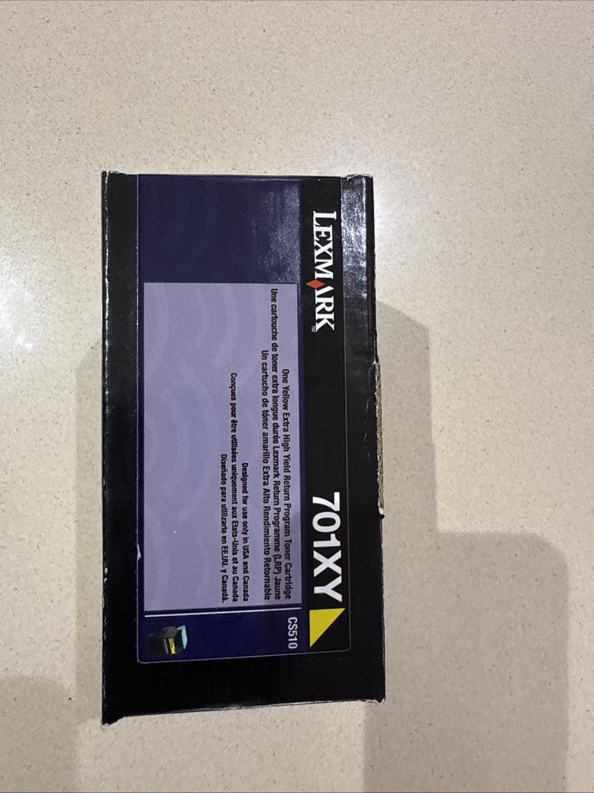 Lexmark 701XY One Yellow Extra High Yield Return Program Toner Catridge~Sealed