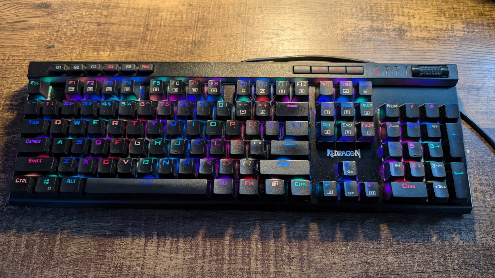 Redragon K580 VATA RGB LED Backlit Mechanical Gaming Keyboard