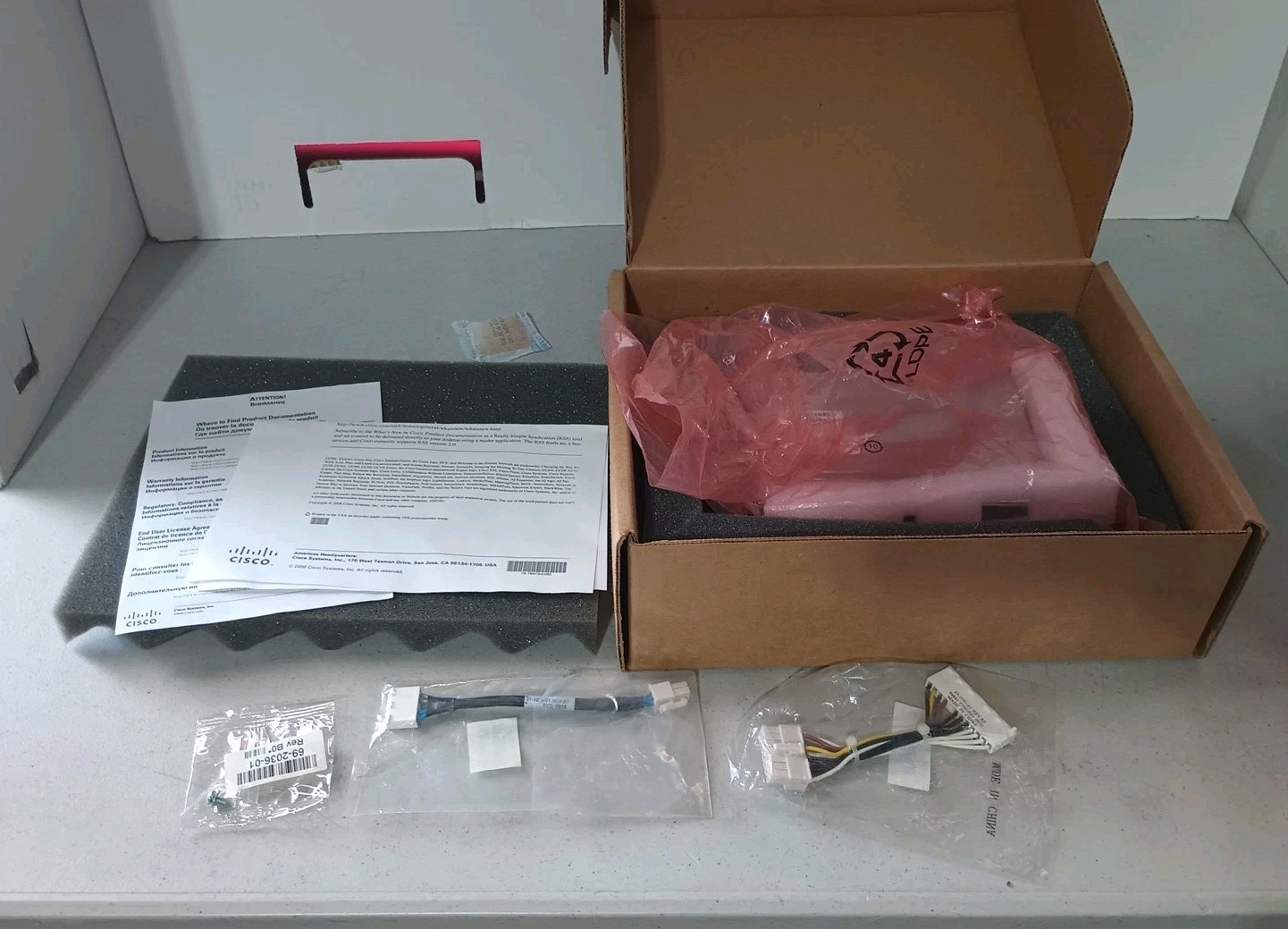 CISCO PWR-1941-POE INLINE POWER SUPPLY for 1941 Router w/ POE Cables (OPEN BOX)