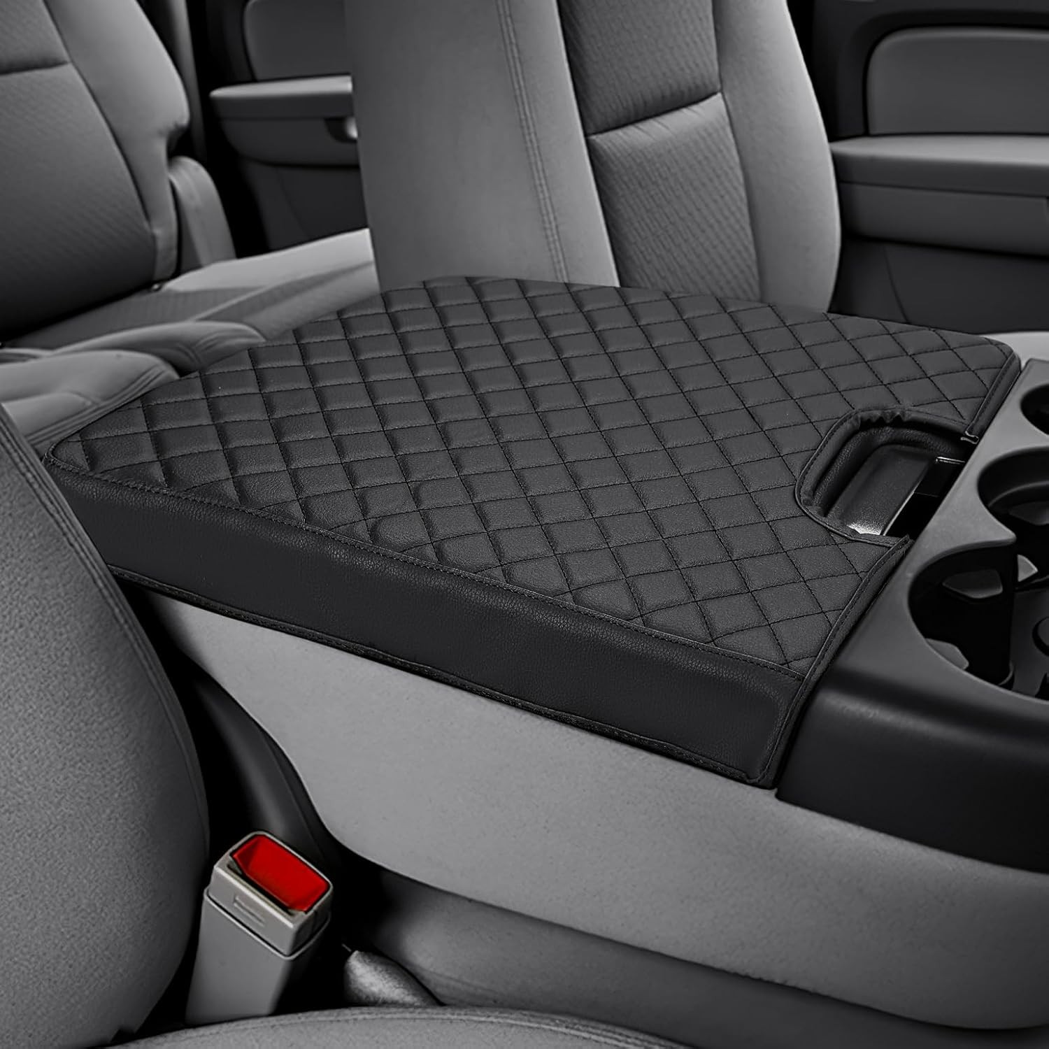 JOYTUTUS Center Console Cover Compatible with 2007-2013 Silverado Sierra... 
