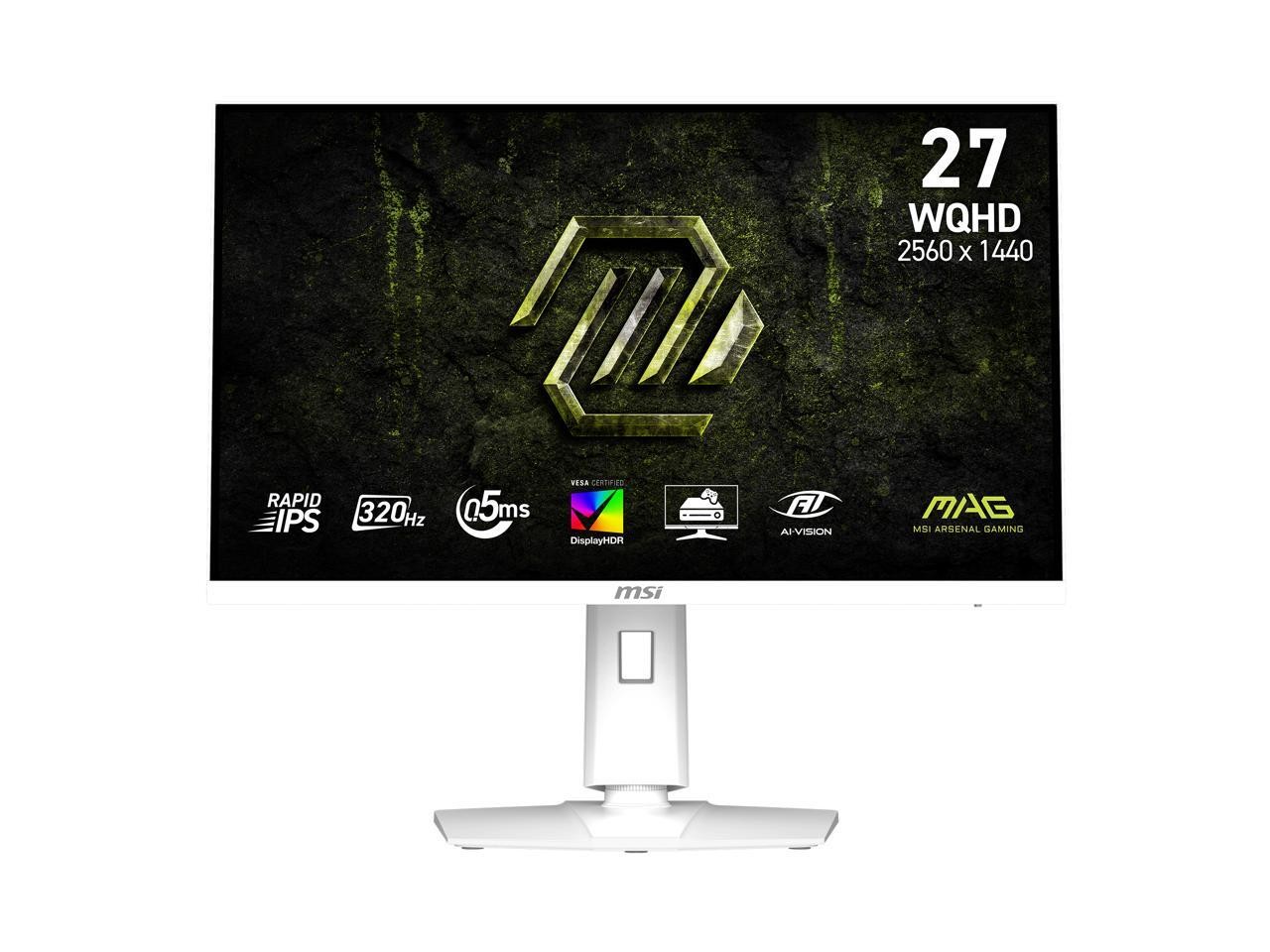 MSI MAG 274QRFW X32 27" Class WQHD Gaming LCD Monitor - 16:9 (mag274qrfwx32)