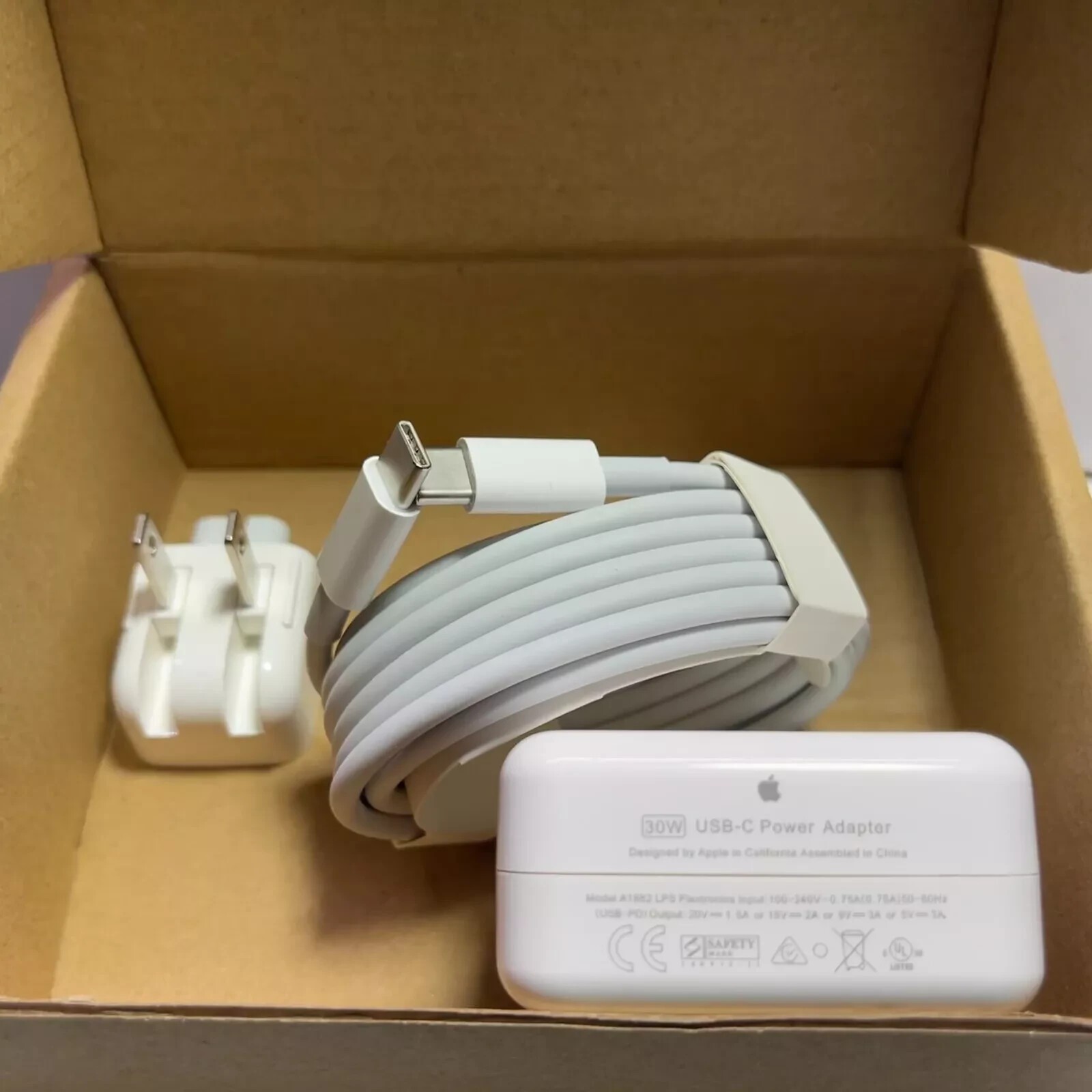 NEW OEM 30W 20V USB-C Type-C AC Adapter Charger for Apple MacBook Air A2337 M1