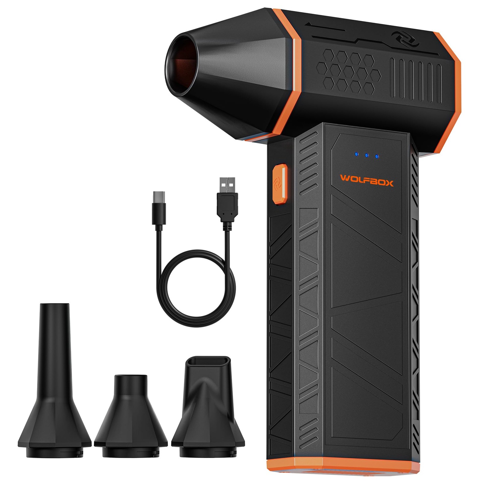 Compressed Air Duster 110,000 RPM 3-Gear Adjustable MegaFlow 50