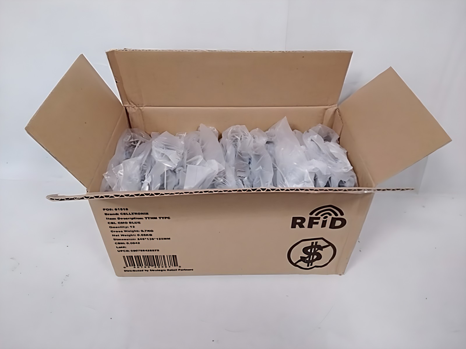 Case of 12 Celltronix Titanium 6 ft Heavy Duty USB-A to USB-C Charging Data
