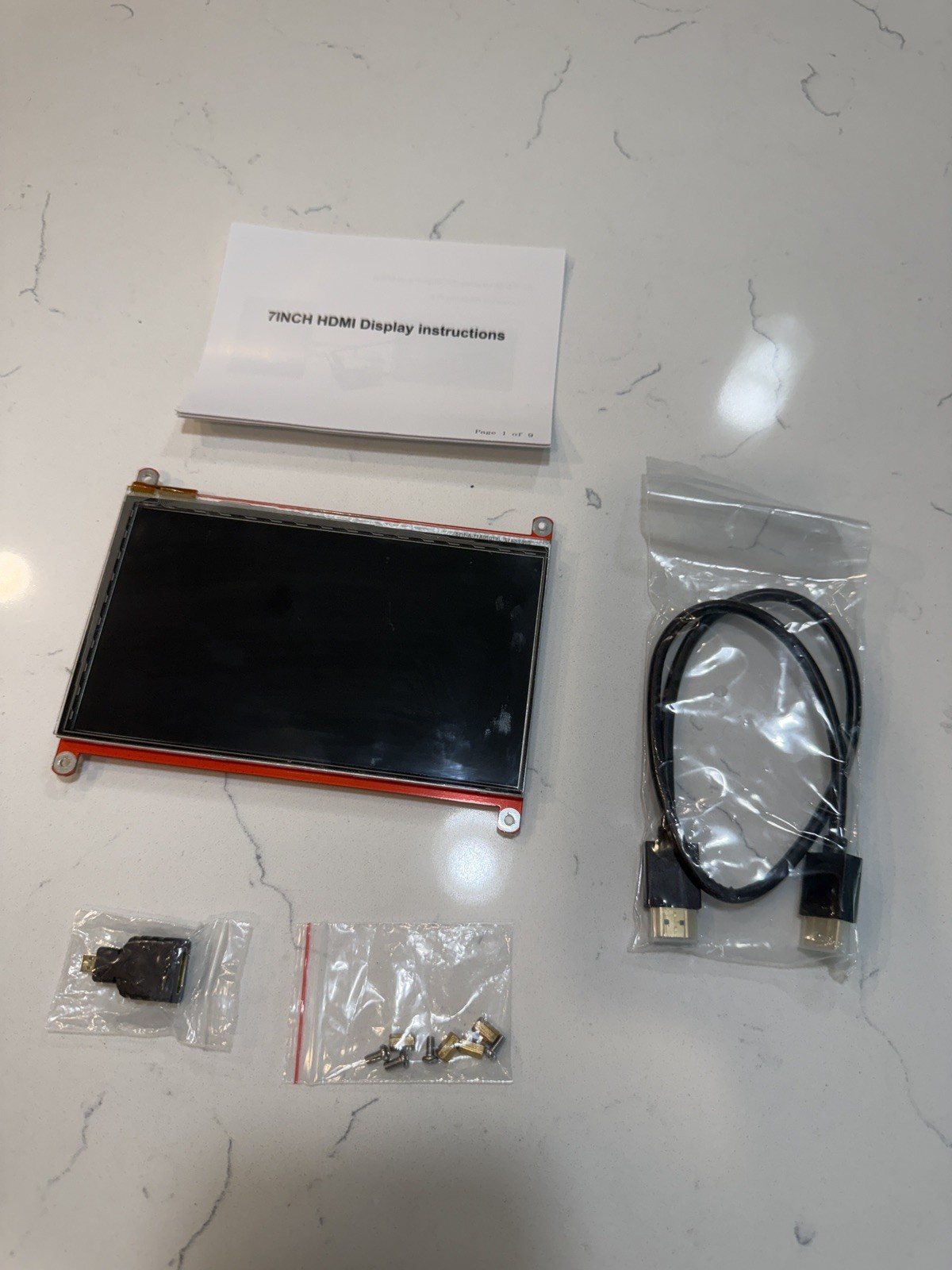 Head Sun Raspberry Pi Black 7 Inch IPS Touch Screen Monitor Compatible With 3B+