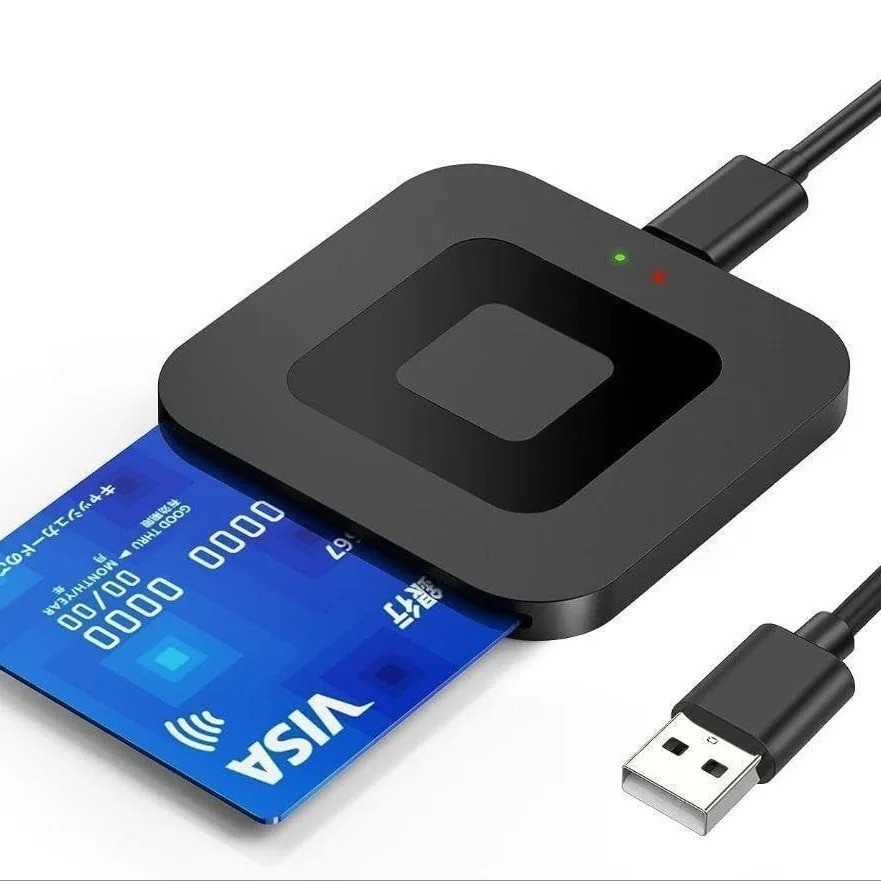 NEW 2025 USB C Smart Card Reader, DOD Military CAC, Automatically Recognizes USB