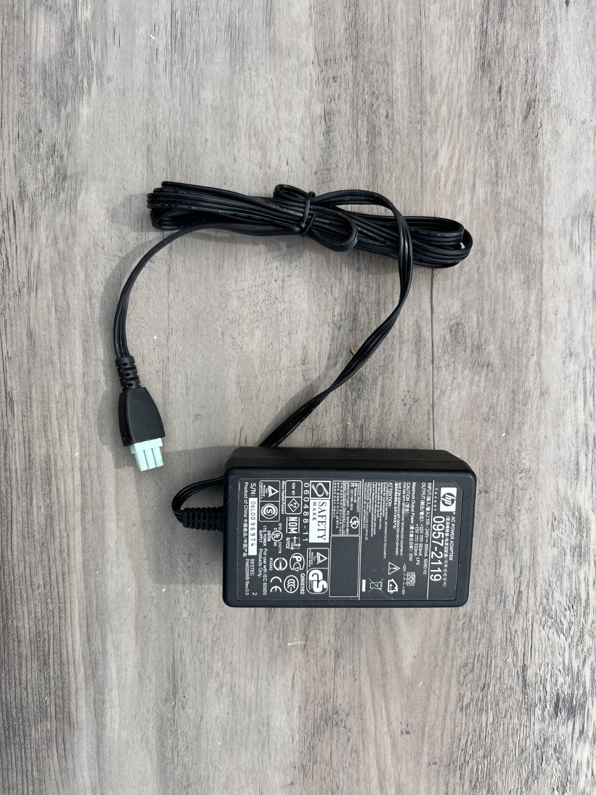 Genuine HP AC Power Adapter OEM 0957-2119 for DeskJet / OfficeJet Printers WORKS