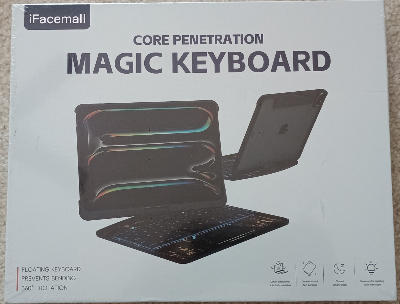 iFacemall Core Penetration Magic Keyboard For iPad Pro 11” (M4) Purple - NEW