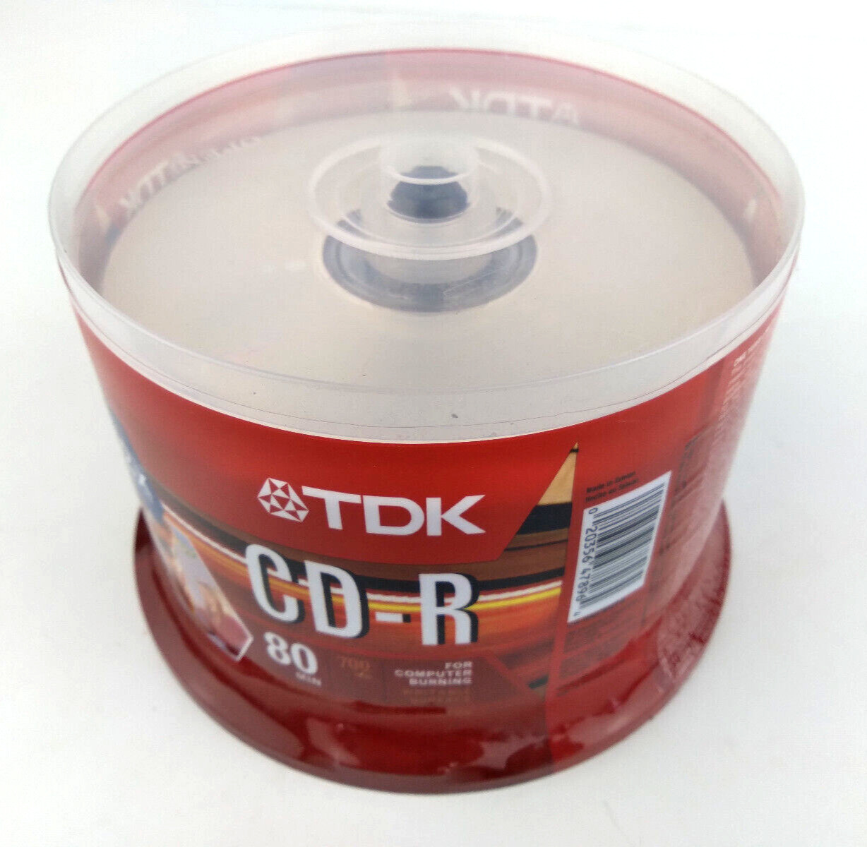 NEW SEALED TDK 50 PK CD-R's 700 MB 80 MIN 40X COMPACT DISCS RECORDABLE DISC NEW