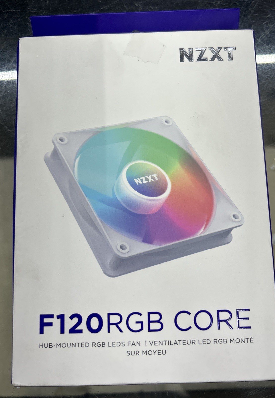 NZXT F120 RGB Core - 120mm Hub-Mounted RGB Fan