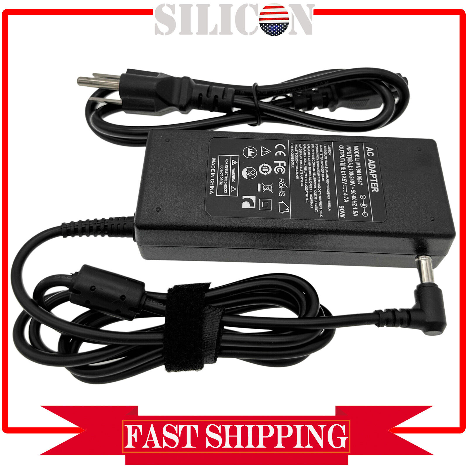19.5V 4.7A 90W AC Power Adapter Charger for Sony Vaio Series PCG-3J1L PCG-7Y2L
