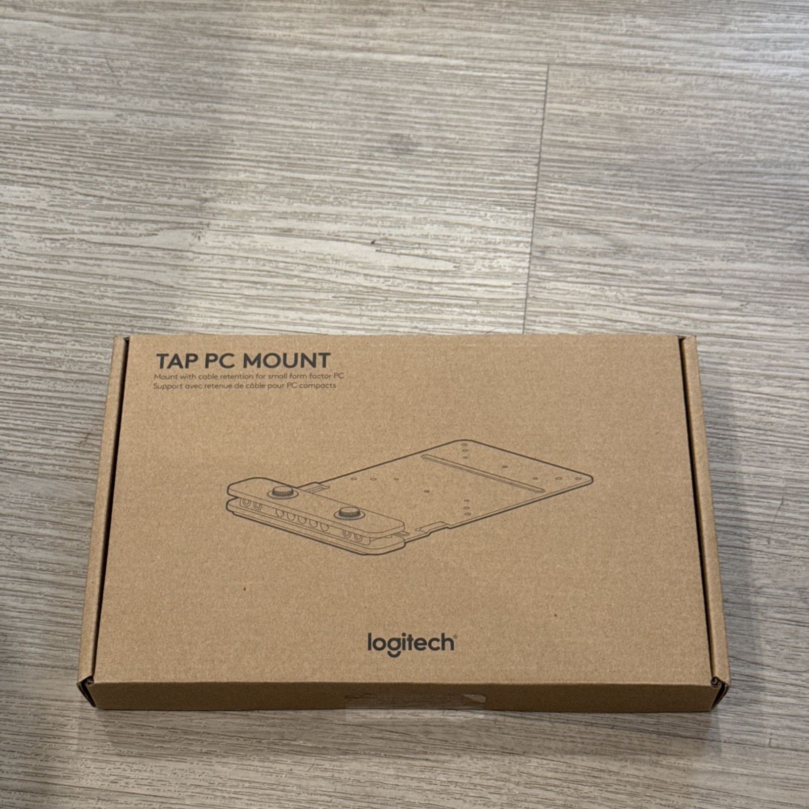Logitech Tap PC Mount Sealed  Steel 939-001825 Black