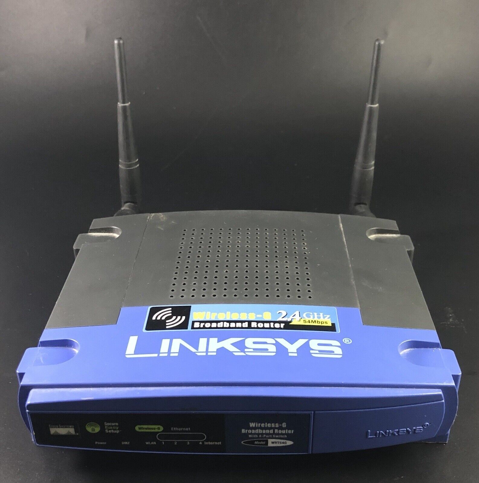Linksys WRT54G Ver 6 Wireless G 2.4 GHz Broadband Router  4-Port 54 Mbps Vg8