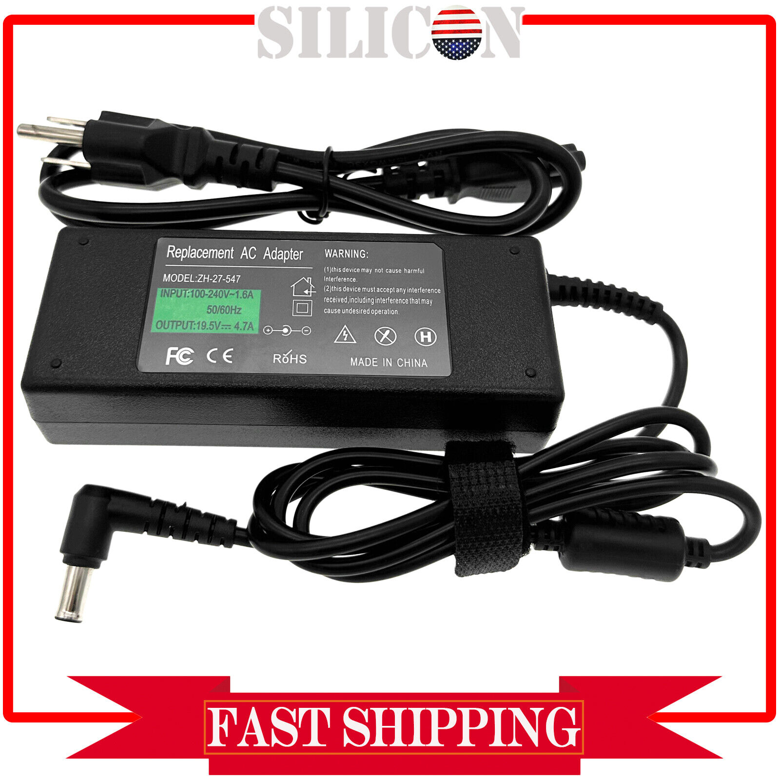 AC Adapter For Samsung UN32M4500AF UN32M4500AFXZA HD LED TV Power Supply Cord