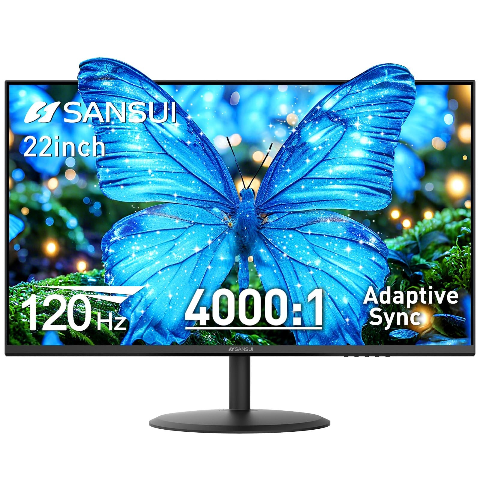 SANSUI ES-22X3AH 22 Inch 120Hz FHD 1080P Computer Monitor Eye Care