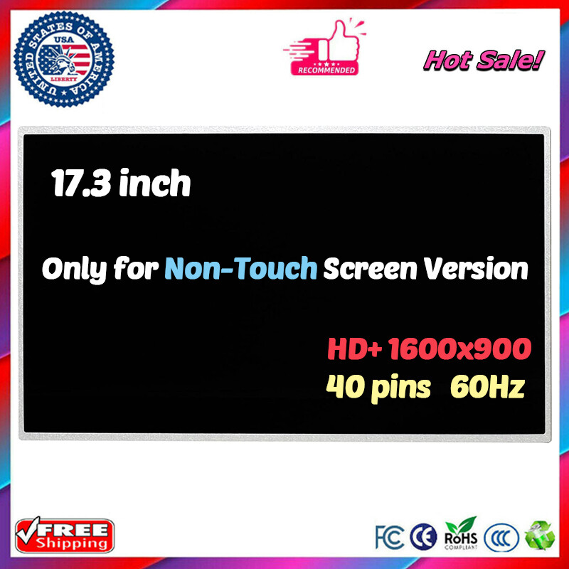 17.3" Screen Replacement B173RW01 V.5 LCD Laptop Screen Display HD+ 1600x900 New