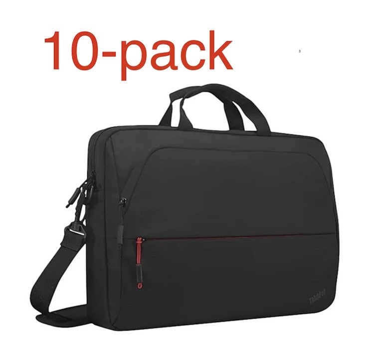 10pk Lenovo ThinkPad Essential Topload Case for upto 16" Laptop Black 4X41C12469