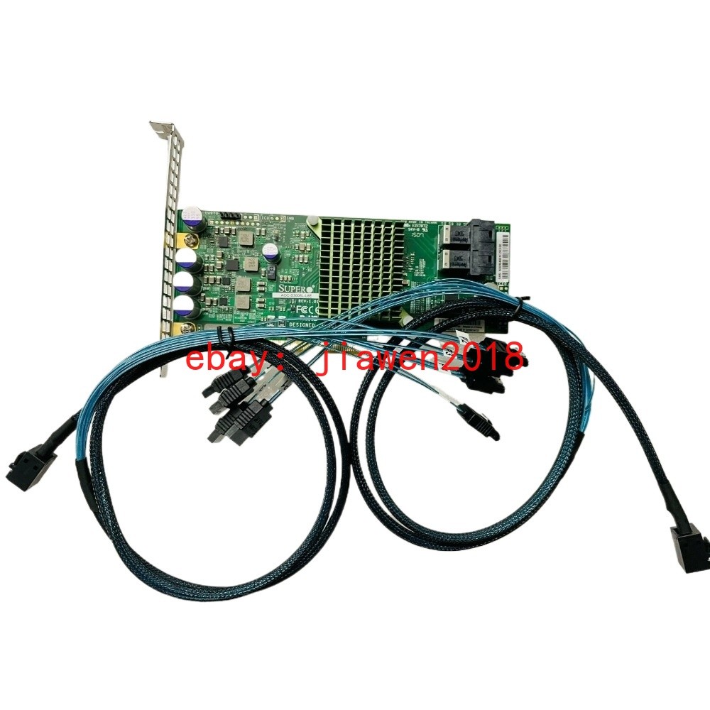 Supermicro AOC-S3008l-L8E 12Gs HBA IT mode ZFS FreeNAS unRAID+2*SFF-8643 SATA US