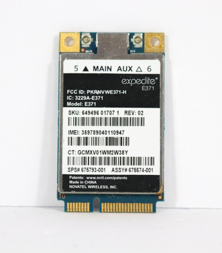 OEM NOVATEL Expedite E371 LTE 3G 4G WWAN PCI Express Card