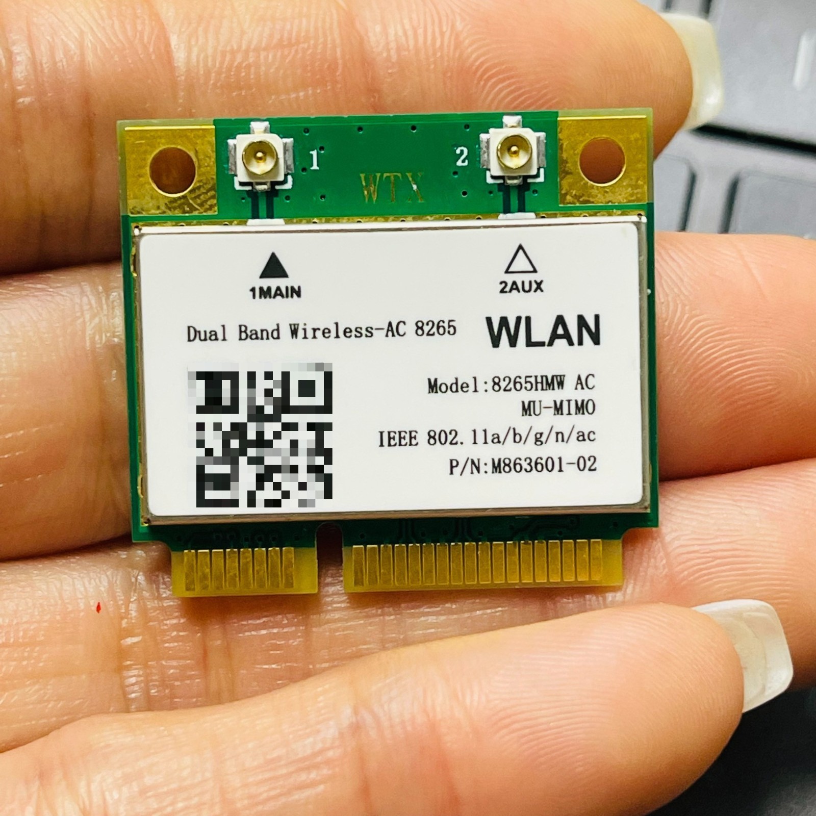 3x Legacy Mini-PCIe Wi-Fi Card for Intel 8265 | Half Mini PCIe Network Card 867